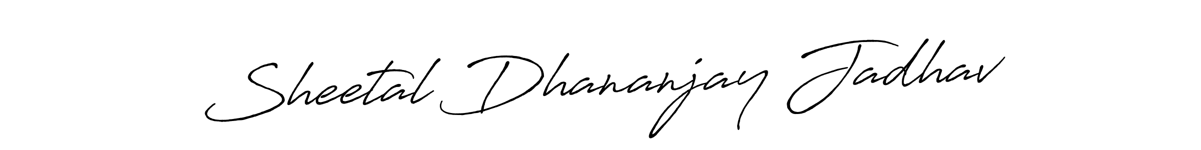 Make a beautiful signature design for name Sheetal Dhananjay Jadhav. Use this online signature maker to create a handwritten signature for free. Sheetal Dhananjay Jadhav signature style 7 images and pictures png