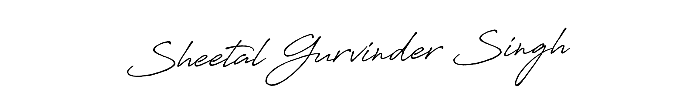 Sheetal Gurvinder Singh stylish signature style. Best Handwritten Sign (Antro_Vectra_Bolder) for my name. Handwritten Signature Collection Ideas for my name Sheetal Gurvinder Singh. Sheetal Gurvinder Singh signature style 7 images and pictures png