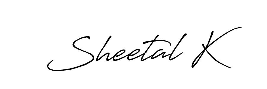 Similarly Antro_Vectra_Bolder is the best handwritten signature design. Signature creator online .You can use it as an online autograph creator for name Sheetal K. Sheetal K signature style 7 images and pictures png