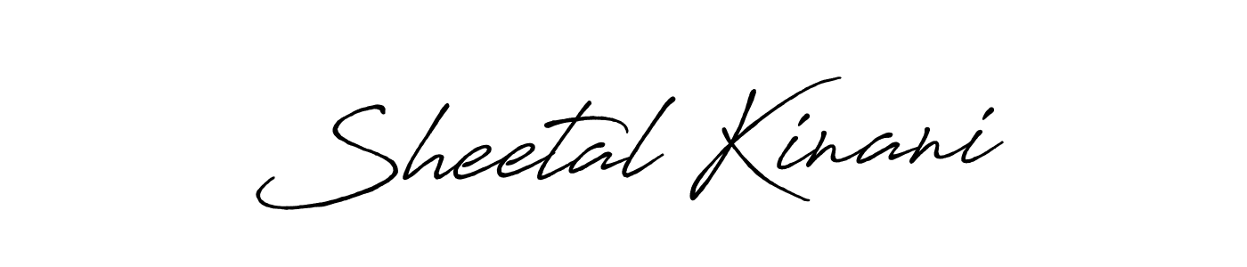 Use a signature maker to create a handwritten signature online. With this signature software, you can design (Antro_Vectra_Bolder) your own signature for name Sheetal Kinani. Sheetal Kinani signature style 7 images and pictures png
