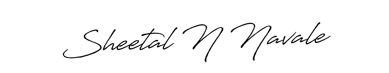 It looks lik you need a new signature style for name Sheetal N Navale. Design unique handwritten (Antro_Vectra_Bolder) signature with our free signature maker in just a few clicks. Sheetal N Navale signature style 7 images and pictures png