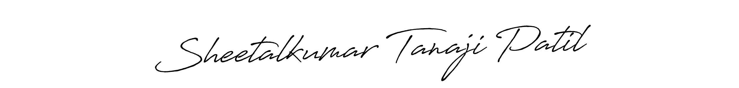 Sheetalkumar Tanaji Patil stylish signature style. Best Handwritten Sign (Antro_Vectra_Bolder) for my name. Handwritten Signature Collection Ideas for my name Sheetalkumar Tanaji Patil. Sheetalkumar Tanaji Patil signature style 7 images and pictures png