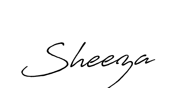 How to make Sheeza signature? Antro_Vectra_Bolder is a professional autograph style. Create handwritten signature for Sheeza name. Sheeza signature style 7 images and pictures png