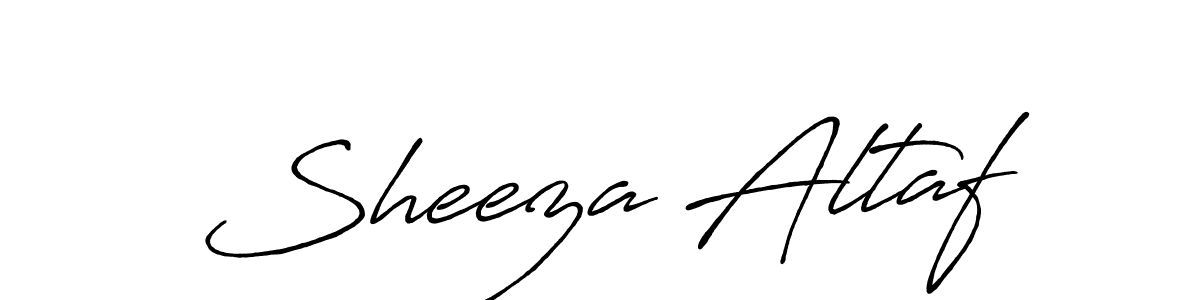 The best way (Antro_Vectra_Bolder) to make a short signature is to pick only two or three words in your name. The name Sheeza Altaf include a total of six letters. For converting this name. Sheeza Altaf signature style 7 images and pictures png