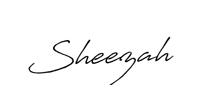 How to make Sheezah signature? Antro_Vectra_Bolder is a professional autograph style. Create handwritten signature for Sheezah name. Sheezah signature style 7 images and pictures png