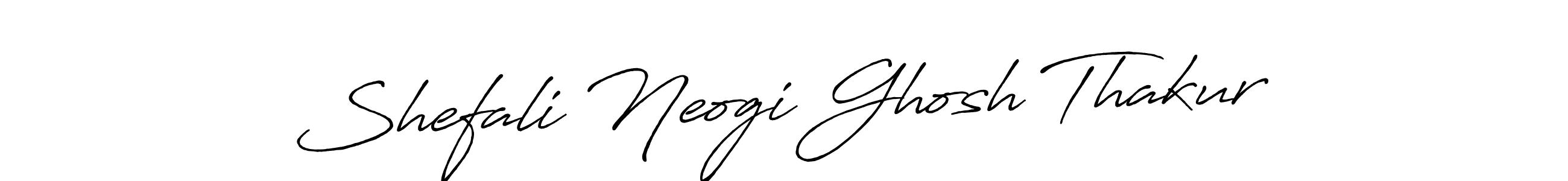 Make a beautiful signature design for name Shefali Neogi Ghosh Thakur. Use this online signature maker to create a handwritten signature for free. Shefali Neogi Ghosh Thakur signature style 7 images and pictures png