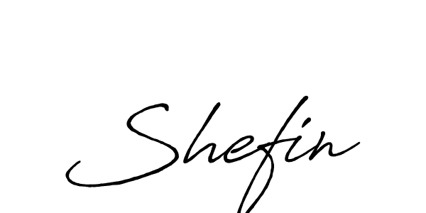 Shefin stylish signature style. Best Handwritten Sign (Antro_Vectra_Bolder) for my name. Handwritten Signature Collection Ideas for my name Shefin. Shefin signature style 7 images and pictures png