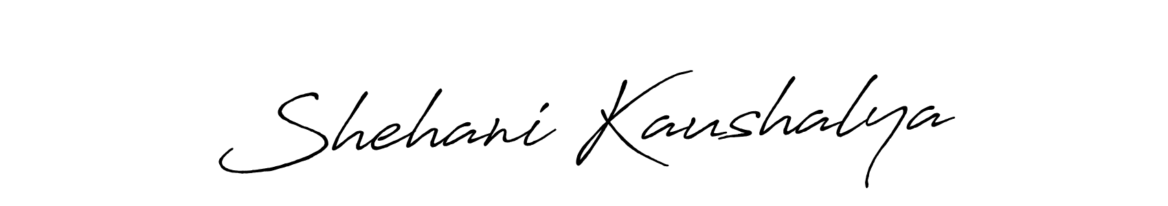 Shehani Kaushalya stylish signature style. Best Handwritten Sign (Antro_Vectra_Bolder) for my name. Handwritten Signature Collection Ideas for my name Shehani Kaushalya. Shehani Kaushalya signature style 7 images and pictures png