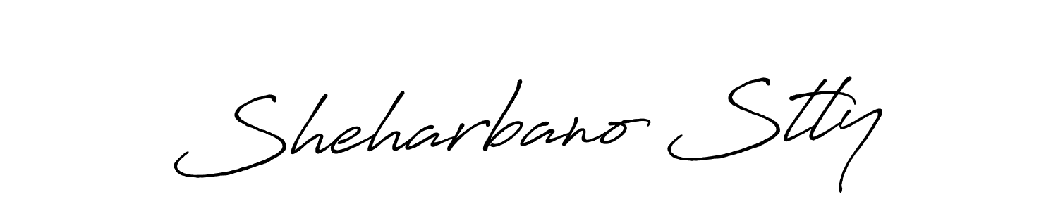 The best way (Antro_Vectra_Bolder) to make a short signature is to pick only two or three words in your name. The name Sheharbano Stly include a total of six letters. For converting this name. Sheharbano Stly signature style 7 images and pictures png