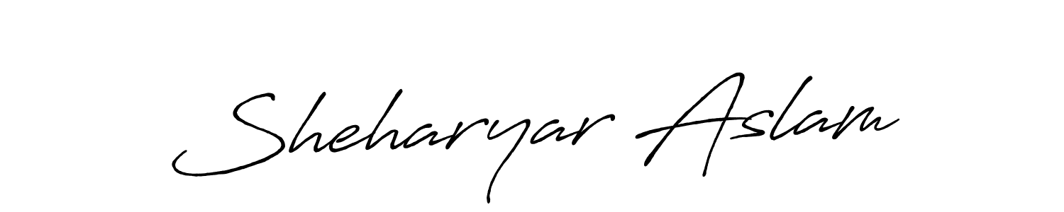 How to Draw Sheharyar Aslam signature style? Antro_Vectra_Bolder is a latest design signature styles for name Sheharyar Aslam. Sheharyar Aslam signature style 7 images and pictures png