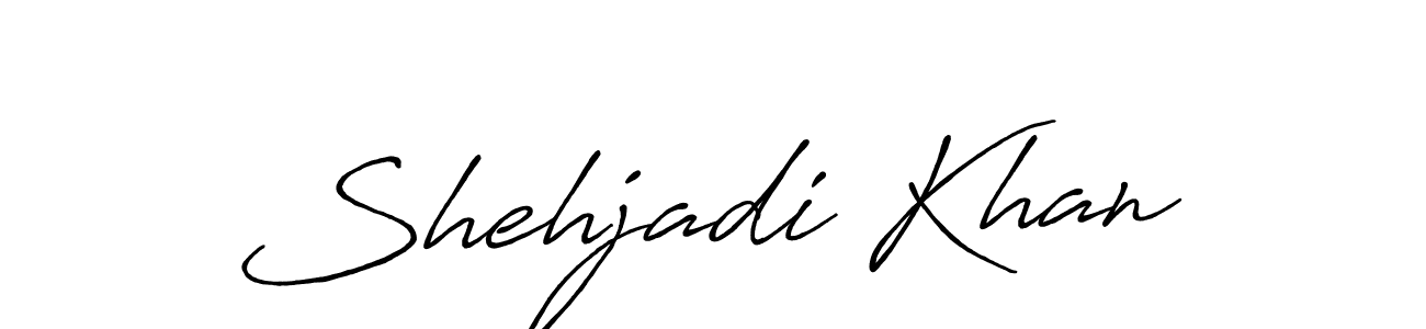Shehjadi Khan stylish signature style. Best Handwritten Sign (Antro_Vectra_Bolder) for my name. Handwritten Signature Collection Ideas for my name Shehjadi Khan. Shehjadi Khan signature style 7 images and pictures png