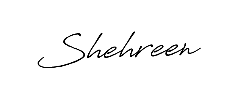 Create a beautiful signature design for name Shehreen. With this signature (Antro_Vectra_Bolder) fonts, you can make a handwritten signature for free. Shehreen signature style 7 images and pictures png