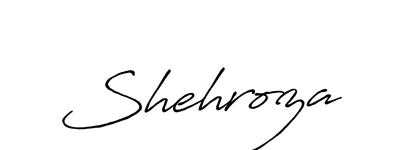 How to make Shehroza signature? Antro_Vectra_Bolder is a professional autograph style. Create handwritten signature for Shehroza name. Shehroza signature style 7 images and pictures png