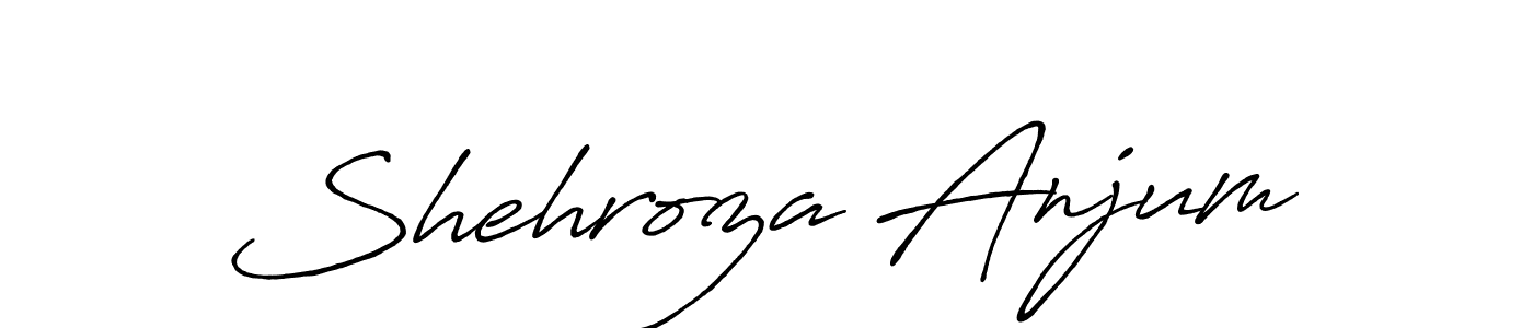 Also we have Shehroza Anjum name is the best signature style. Create professional handwritten signature collection using Antro_Vectra_Bolder autograph style. Shehroza Anjum signature style 7 images and pictures png