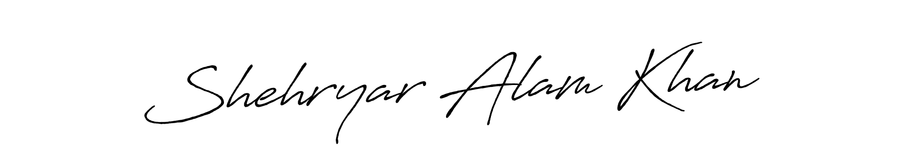 Antro_Vectra_Bolder is a professional signature style that is perfect for those who want to add a touch of class to their signature. It is also a great choice for those who want to make their signature more unique. Get Shehryar Alam Khan name to fancy signature for free. Shehryar Alam Khan signature style 7 images and pictures png