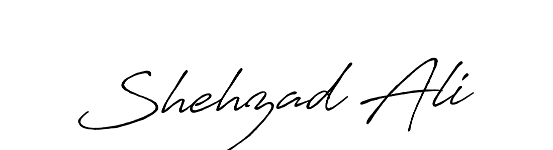 Shehzad Ali stylish signature style. Best Handwritten Sign (Antro_Vectra_Bolder) for my name. Handwritten Signature Collection Ideas for my name Shehzad Ali. Shehzad Ali signature style 7 images and pictures png