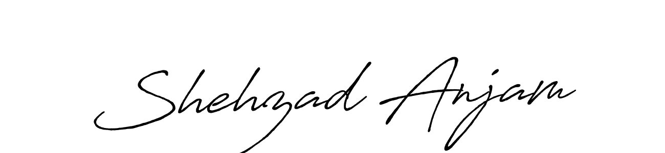 It looks lik you need a new signature style for name Shehzad Anjam. Design unique handwritten (Antro_Vectra_Bolder) signature with our free signature maker in just a few clicks. Shehzad Anjam signature style 7 images and pictures png