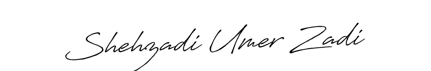 It looks lik you need a new signature style for name Shehzadi Umer Zadi. Design unique handwritten (Antro_Vectra_Bolder) signature with our free signature maker in just a few clicks. Shehzadi Umer Zadi signature style 7 images and pictures png