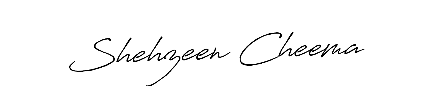 The best way (Antro_Vectra_Bolder) to make a short signature is to pick only two or three words in your name. The name Shehzeen Cheema include a total of six letters. For converting this name. Shehzeen Cheema signature style 7 images and pictures png