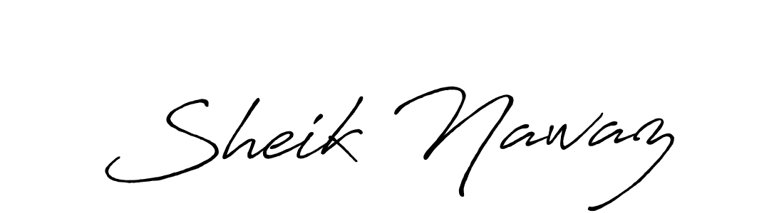 How to make Sheik Nawaz signature? Antro_Vectra_Bolder is a professional autograph style. Create handwritten signature for Sheik Nawaz name. Sheik Nawaz signature style 7 images and pictures png
