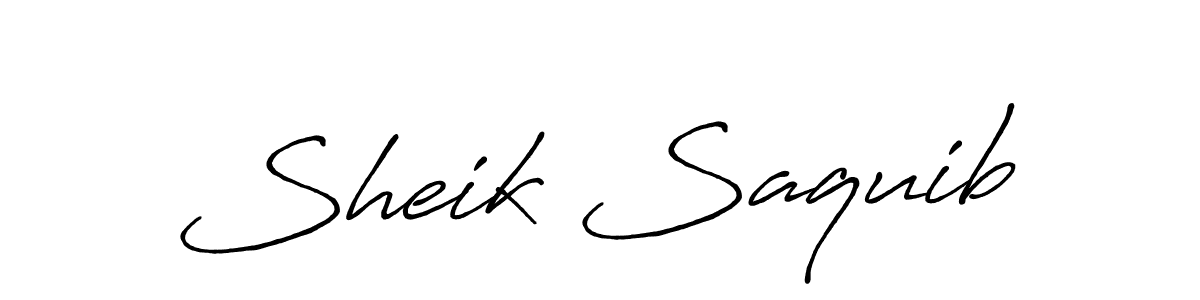 Once you've used our free online signature maker to create your best signature Antro_Vectra_Bolder style, it's time to enjoy all of the benefits that Sheik Saquib name signing documents. Sheik Saquib signature style 7 images and pictures png