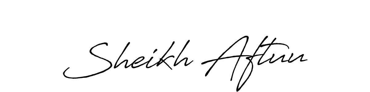 You should practise on your own different ways (Antro_Vectra_Bolder) to write your name (Sheikh Aftuu) in signature. don't let someone else do it for you. Sheikh Aftuu signature style 7 images and pictures png
