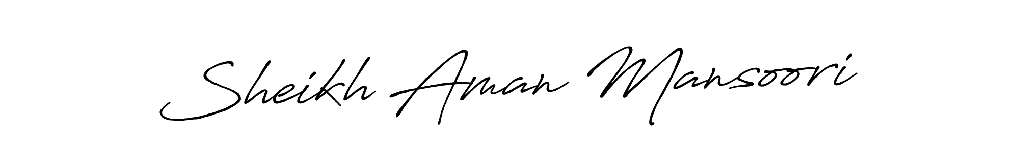 Also You can easily find your signature by using the search form. We will create Sheikh Aman Mansoori name handwritten signature images for you free of cost using Antro_Vectra_Bolder sign style. Sheikh Aman Mansoori signature style 7 images and pictures png