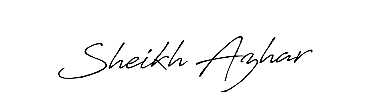 Similarly Antro_Vectra_Bolder is the best handwritten signature design. Signature creator online .You can use it as an online autograph creator for name Sheikh Azhar. Sheikh Azhar signature style 7 images and pictures png