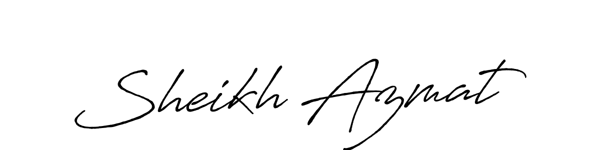 It looks lik you need a new signature style for name Sheikh Azmat. Design unique handwritten (Antro_Vectra_Bolder) signature with our free signature maker in just a few clicks. Sheikh Azmat signature style 7 images and pictures png