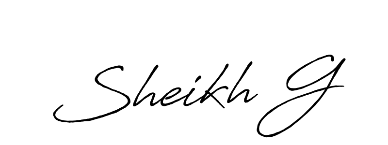 This is the best signature style for the Sheikh G name. Also you like these signature font (Antro_Vectra_Bolder). Mix name signature. Sheikh G signature style 7 images and pictures png