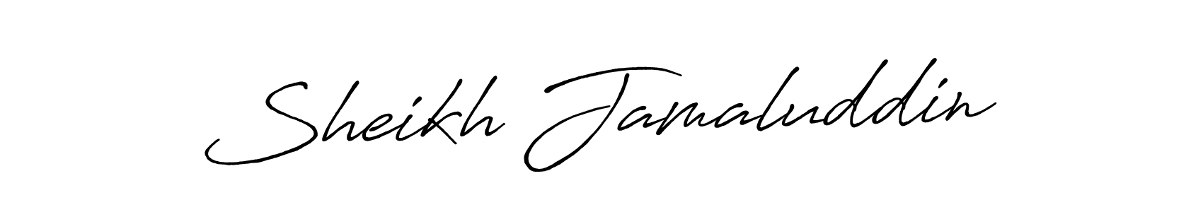 Make a short Sheikh Jamaluddin signature style. Manage your documents anywhere anytime using Antro_Vectra_Bolder. Create and add eSignatures, submit forms, share and send files easily. Sheikh Jamaluddin signature style 7 images and pictures png