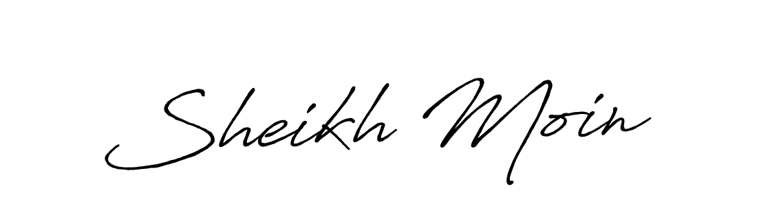 This is the best signature style for the Sheikh Moin name. Also you like these signature font (Antro_Vectra_Bolder). Mix name signature. Sheikh Moin signature style 7 images and pictures png