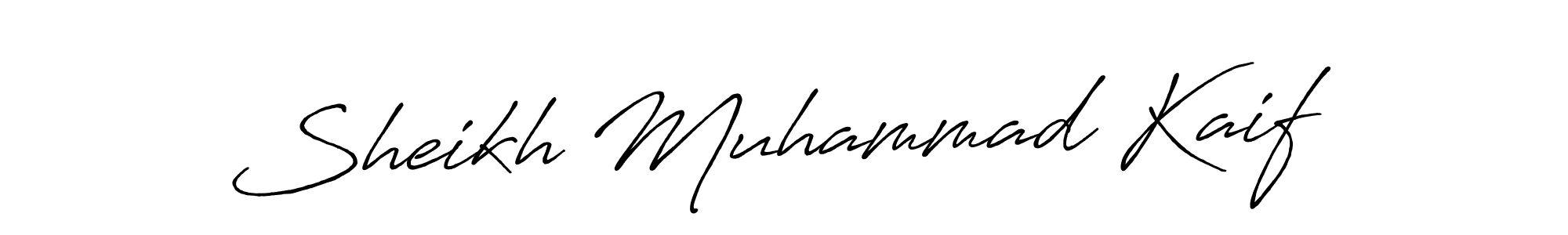 Similarly Antro_Vectra_Bolder is the best handwritten signature design. Signature creator online .You can use it as an online autograph creator for name Sheikh Muhammad Kaif. Sheikh Muhammad Kaif signature style 7 images and pictures png