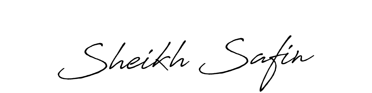 Sheikh Safin stylish signature style. Best Handwritten Sign (Antro_Vectra_Bolder) for my name. Handwritten Signature Collection Ideas for my name Sheikh Safin. Sheikh Safin signature style 7 images and pictures png