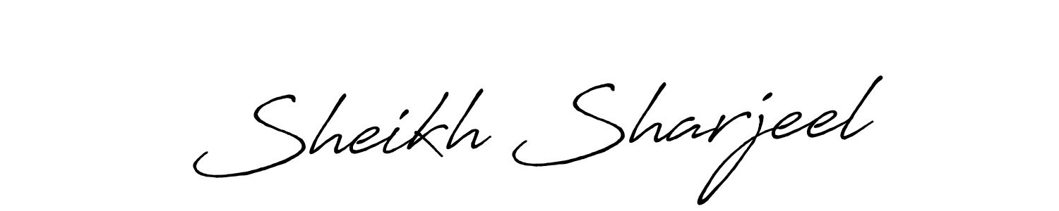 Make a beautiful signature design for name Sheikh Sharjeel. Use this online signature maker to create a handwritten signature for free. Sheikh Sharjeel signature style 7 images and pictures png