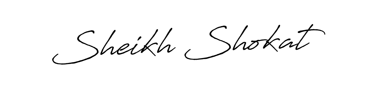 if you are searching for the best signature style for your name Sheikh Shokat. so please give up your signature search. here we have designed multiple signature styles  using Antro_Vectra_Bolder. Sheikh Shokat signature style 7 images and pictures png