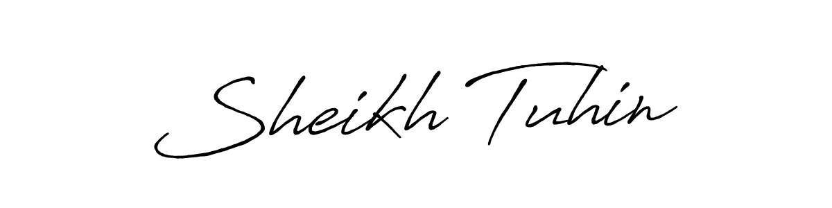 Make a beautiful signature design for name Sheikh Tuhin. Use this online signature maker to create a handwritten signature for free. Sheikh Tuhin signature style 7 images and pictures png