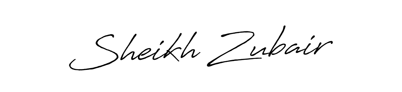 Once you've used our free online signature maker to create your best signature Antro_Vectra_Bolder style, it's time to enjoy all of the benefits that Sheikh Zubair name signing documents. Sheikh Zubair signature style 7 images and pictures png