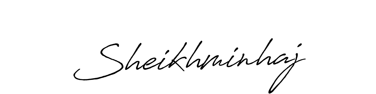 Make a beautiful signature design for name Sheikhminhaj. Use this online signature maker to create a handwritten signature for free. Sheikhminhaj signature style 7 images and pictures png