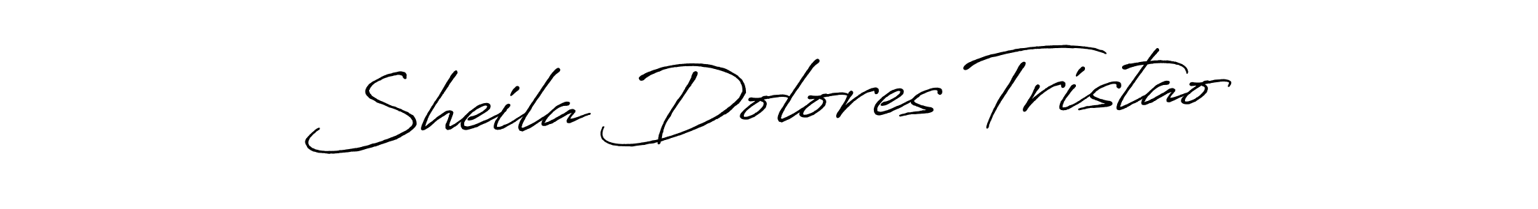 Design your own signature with our free online signature maker. With this signature software, you can create a handwritten (Antro_Vectra_Bolder) signature for name Sheila Dolores Tristao. Sheila Dolores Tristao signature style 7 images and pictures png