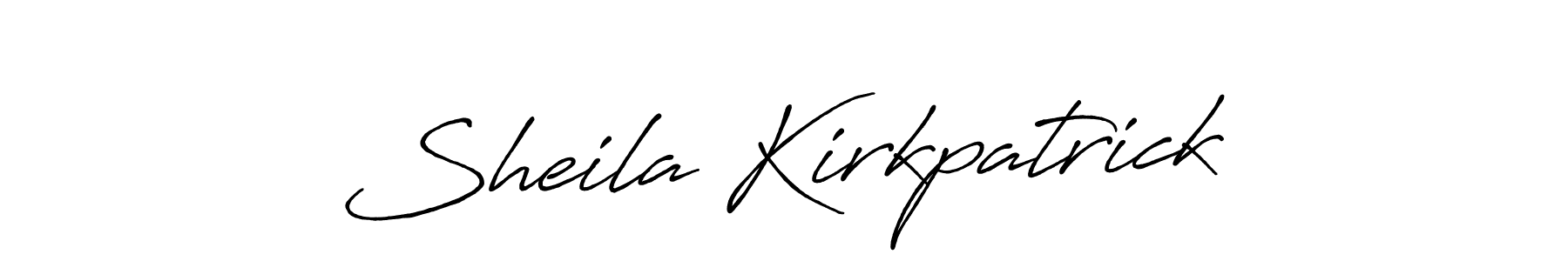 Also we have Sheila Kirkpatrick name is the best signature style. Create professional handwritten signature collection using Antro_Vectra_Bolder autograph style. Sheila Kirkpatrick signature style 7 images and pictures png