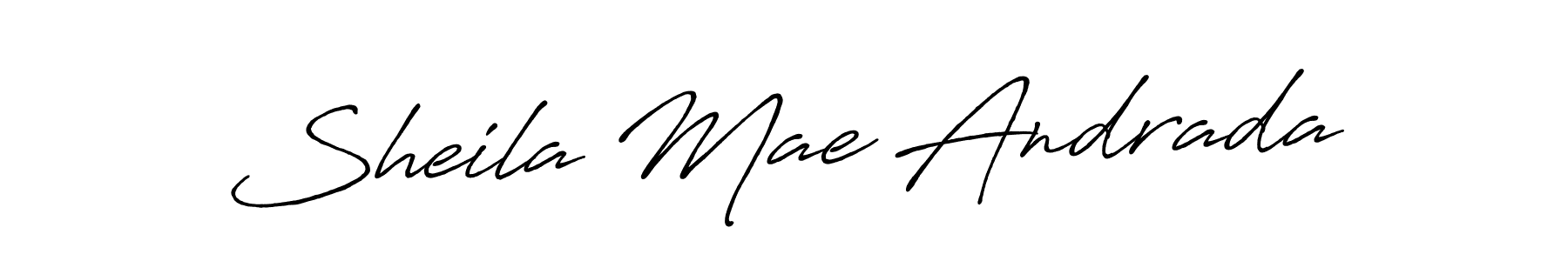 The best way (Antro_Vectra_Bolder) to make a short signature is to pick only two or three words in your name. The name Sheila Mae Andrada include a total of six letters. For converting this name. Sheila Mae Andrada signature style 7 images and pictures png
