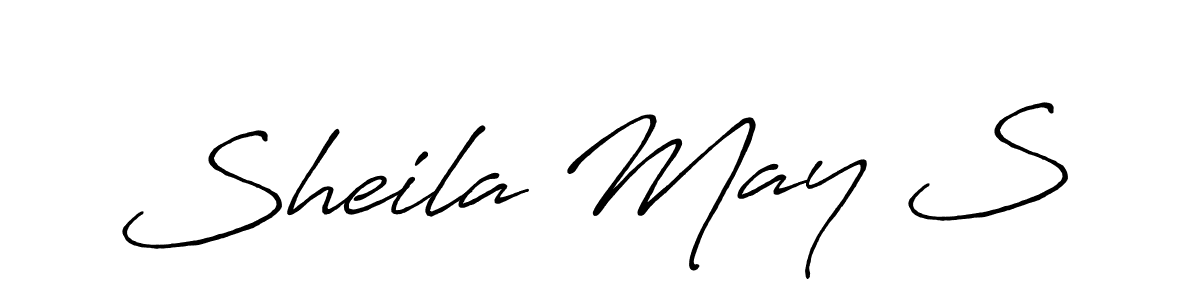 Sheila May S stylish signature style. Best Handwritten Sign (Antro_Vectra_Bolder) for my name. Handwritten Signature Collection Ideas for my name Sheila May S. Sheila May S signature style 7 images and pictures png