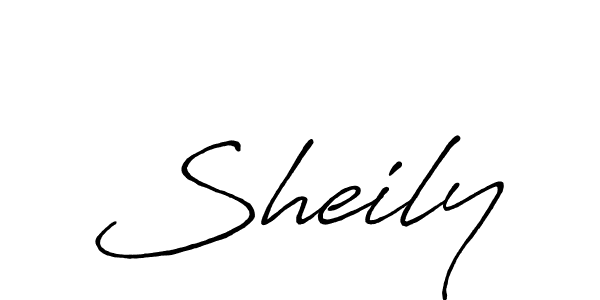 Sheily stylish signature style. Best Handwritten Sign (Antro_Vectra_Bolder) for my name. Handwritten Signature Collection Ideas for my name Sheily. Sheily signature style 7 images and pictures png