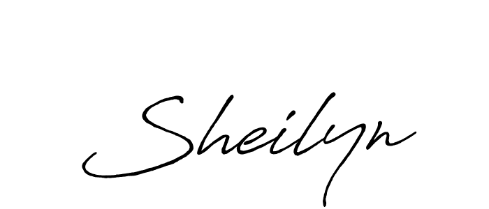 Sheilyn stylish signature style. Best Handwritten Sign (Antro_Vectra_Bolder) for my name. Handwritten Signature Collection Ideas for my name Sheilyn. Sheilyn signature style 7 images and pictures png
