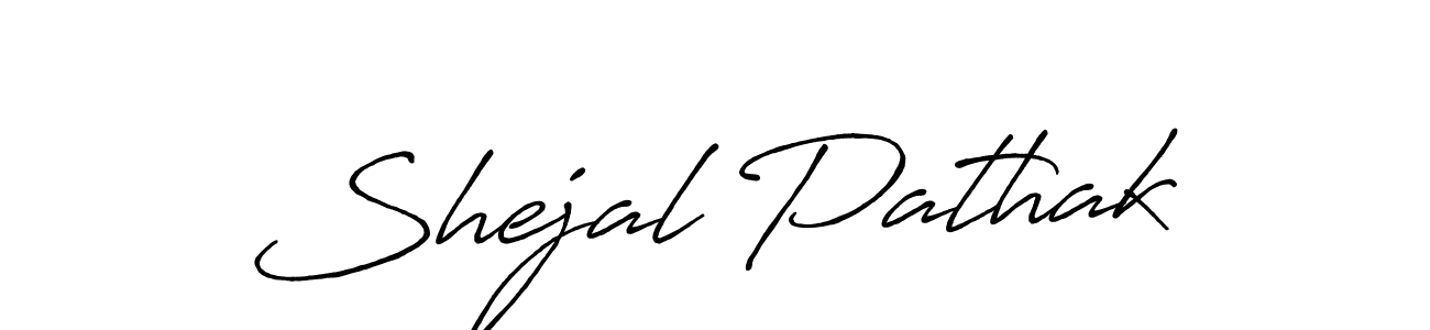 It looks lik you need a new signature style for name Shejal Pathak. Design unique handwritten (Antro_Vectra_Bolder) signature with our free signature maker in just a few clicks. Shejal Pathak signature style 7 images and pictures png
