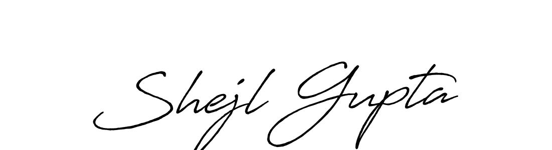 How to Draw Shejl Gupta signature style? Antro_Vectra_Bolder is a latest design signature styles for name Shejl Gupta. Shejl Gupta signature style 7 images and pictures png