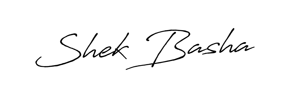 Create a beautiful signature design for name Shek Basha. With this signature (Antro_Vectra_Bolder) fonts, you can make a handwritten signature for free. Shek Basha signature style 7 images and pictures png