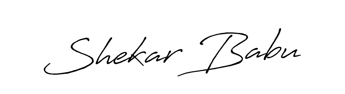 Shekar Babu stylish signature style. Best Handwritten Sign (Antro_Vectra_Bolder) for my name. Handwritten Signature Collection Ideas for my name Shekar Babu. Shekar Babu signature style 7 images and pictures png
