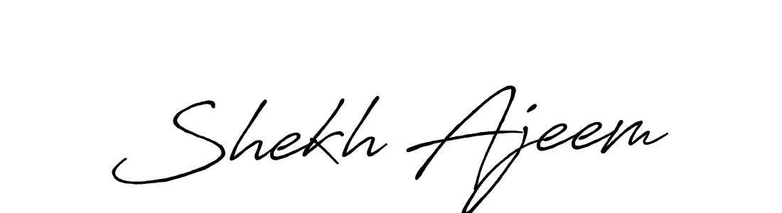 You can use this online signature creator to create a handwritten signature for the name Shekh Ajeem. This is the best online autograph maker. Shekh Ajeem signature style 7 images and pictures png